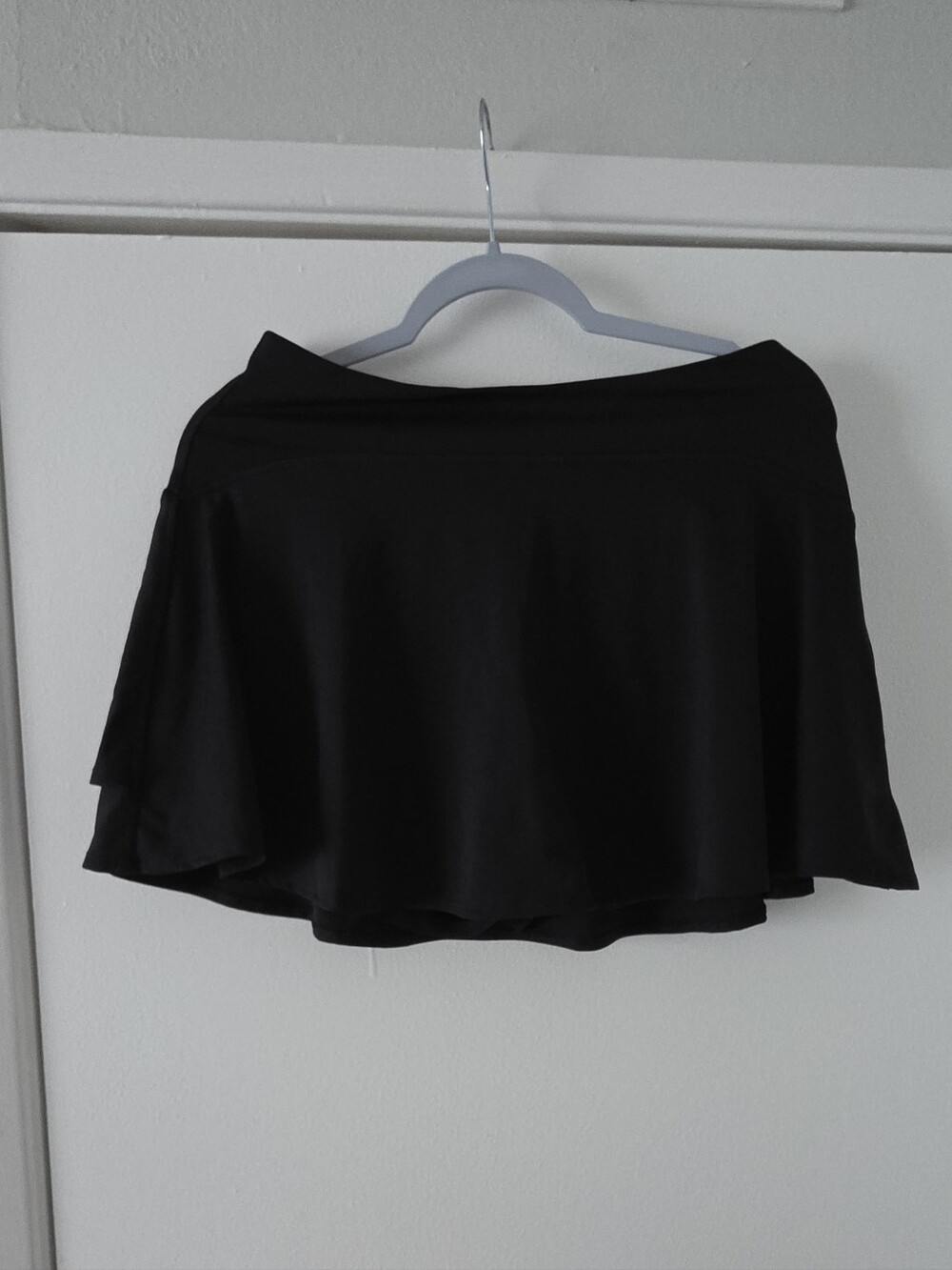 Old Navy Black Circle Skater Mini Skirt